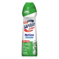 Saponáceo Cremoso SAPÓLIO RADIUM Limão 450ml