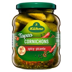 Pepinos KUHNE Cornichons Spicy Picante 330g