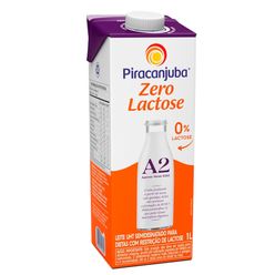 Leite UHT A2A2 PIRACANJUBA Semidesnatado Zero Lactose 1l