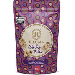 Chocolate HAOMA Sticks Bites Chocolate Branco Sem Açúcar 150g