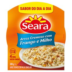 Arroz SEARA Cremoso Frango e Milho Congelado 300g