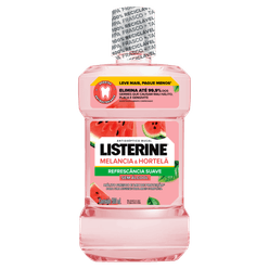 Enxaguante Bucal LISTERINE Refrescância Suave Melancia & Hortelã Sem Álcool 500ml