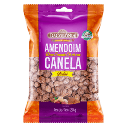 Amendoim DA COLÔNIA Doce Crocante Cri Cri Canela 120g