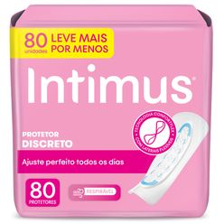 Protetor Diário INTIMUS Discreto Ultrafino - 80 un