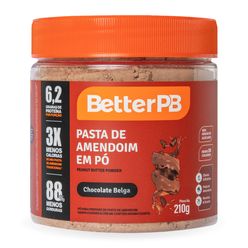 Pasta de Amendoim em pó BETTERPB Chocolate Belga 210g