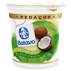 Iogurte BATAVO Coco com Pedaços de Frutas 450g