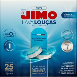 Lava Louça JIMO Fórmula Concentrada Com 25 de 15g Cada