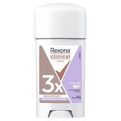 Desodorante REXONA Clinical Feminino Extra Dry 58g