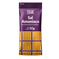 Sal Amoníaco CHELLI Bicarbonato de Amõnio 50g