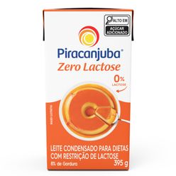 Leite Condensado PIRACANJUBA Zero Lactose 395g