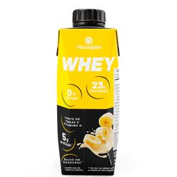 Bebida Láctea PIRACANJUBA Whey Banana 23g de Proteína Zero Lactose 250ml