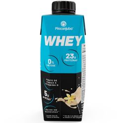 Bebida Láctea PIRACANJUBA WHEY Beunilha 23g Proteína Zero Lactose 250ml