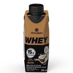 Bebida Láctea UHT PIRACANJUBA Whey Coco Zero Lactose 250ml