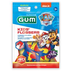 Fio Dental GUM Kid's Flossers Uva Paw Patrol 40 Unidades