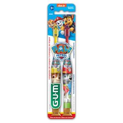 Escova Dental GUM Paw Patrol Suave com 2 Unidades