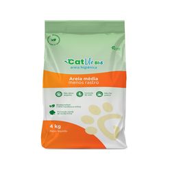 Areia Higiênica BIO CATLIFE Média 4Kg