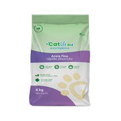 Areia Higiêncica CATLIFE BIO Fina 4Kg