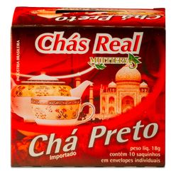 Chá REAL Multiervas Preto caixa 18g