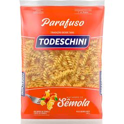 Macarrão TODESCHINI Parafuso de Sêmola  500g