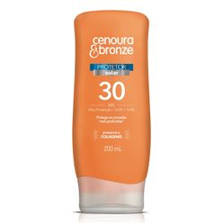 Protetor Solar CENOURA & BRONZE FPS 30 Alta Proteção 200ml