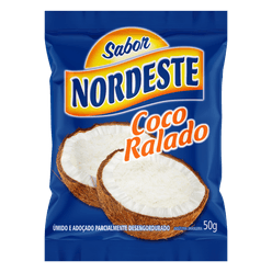Coco Ralado SABOR NORDESTE Adoçado e Úmido 50g