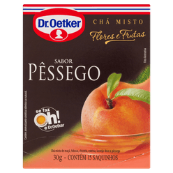 Chá DR OETKER Flores & Frutas pêssego 30g