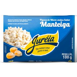 Milho de Pipoca JURÉIA para Micro-Ondas Manteiga 100g