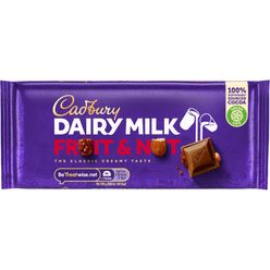 Chocolate CADBURY Dairy Milk Frutas e Nozes 110g