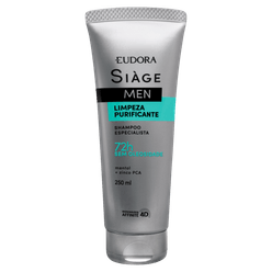 Shampoo EUDORA Siáge Men Limpeza Purificante 250ml