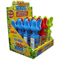 Bala KIDS ZONE Croc 2 Jacaré Cx com 12 de 8g cada