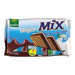 Wafer GULLÓN Mix Nata e Chocolate 180g