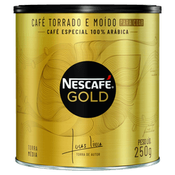 Café Torrado e Moído Nescafé Gold Lucas Lima Lata 250g