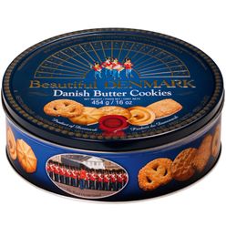 Biscoito HAMLET Danish Butter Cookies 454g