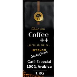 Café COFFEE++ Intenso Super Crema Em Grãos 1kg