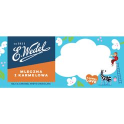 Chocolate E.WEDEL Mleczna I Karmelowa 80g