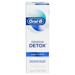 Creme Dental ORAL-B gum Detox Proteção Completa 75ml