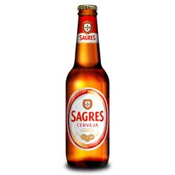 Cerveja Portuguesa Sagres Lager 330ml