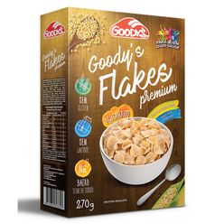 Cereal GOODY'S Flakes Premium Açucarado Sem Glúten/Sem Lactose 270g