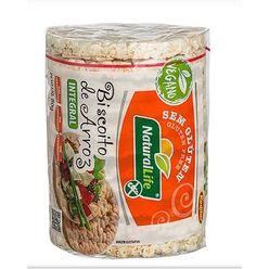 Biscoito de Arroz NATURAL LIFE Integral Sem Glúten 80g