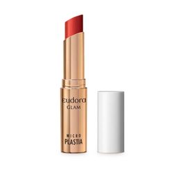 Batom EUDORA Glam Vermelho Ruby 3,3g