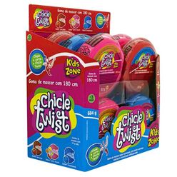Chicle KIDS ZONE Twist cx 684g com 12 de 57g cada