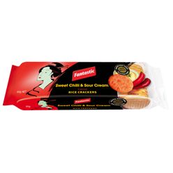 Biscoito de Arroz FANTASTIC Sweet Chilli & Sour Cream Sem Glúten 100g