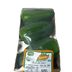 Pimentão Verde AMANHÃ Orgânico 500g