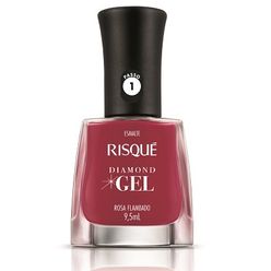 Esmalte Gel RISQUÉ Diamond Rosa Flambado 9.5ml