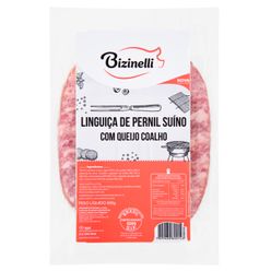 Linguiça Pernil Suíno BIZINELLI com Queijo Coalho Resfriada 600g