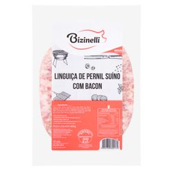 Linguiça Suína BIZINELLI com Bacon Resfriado 600g