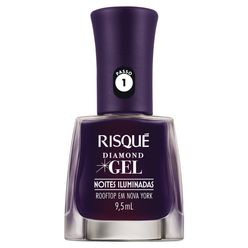 Esmalte RISQUE Diamond Gel Rooftop em Nova York Nu 9.5ml