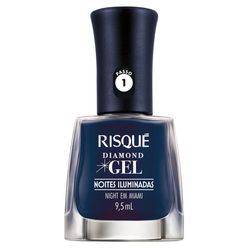 Esmalte RISQUE Diamond Gel Night em Miami NU 9.5ml