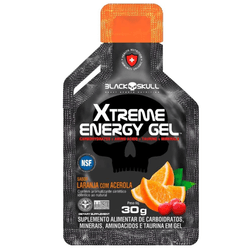 Gel BLACK SKULL Xtreme Energy Laranja com acerola 30g