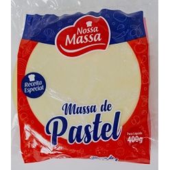 Massa De Pastel Média NOSSA MASSA Fresca 400g